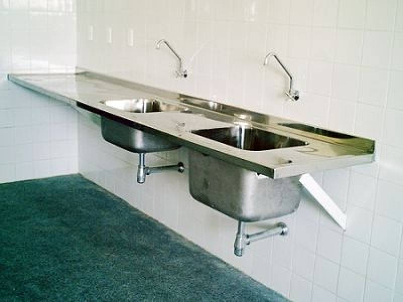 Bancada em Aço Inox Hospitalar Preço Parada Inglesa - Bancadas de Inox sob Medida