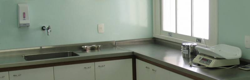 Bancada Hospitalar em Aço Inox Preço Campo Grande - Bancada de Cozinha em Aço Inox