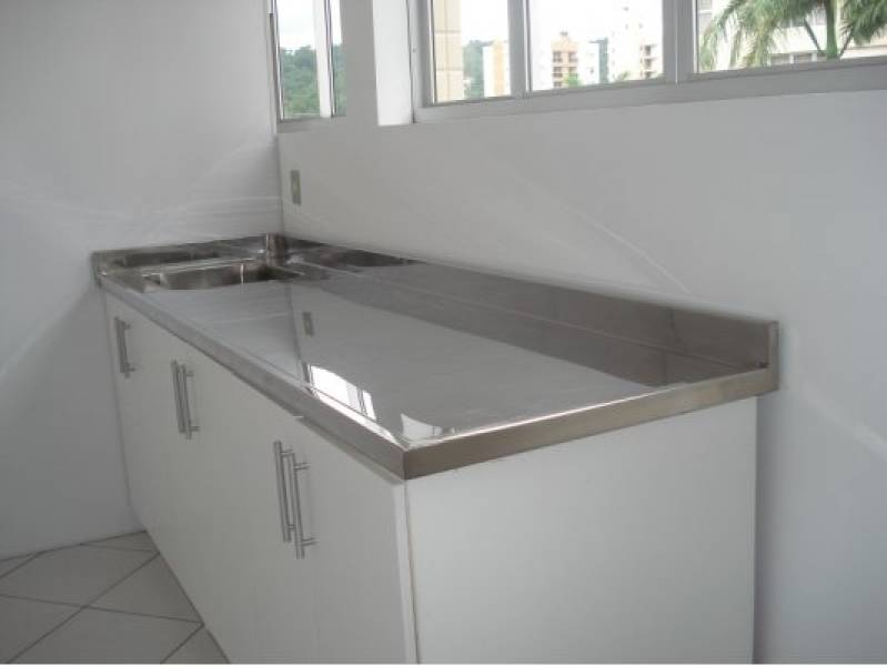 Bancada Inox Preço João Pessoa - Bancada Aço Inox