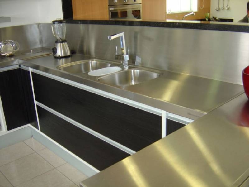 Bancadas de Inox para Cozinhas Jardim Iguatemi - Bancada de Inox com Pia