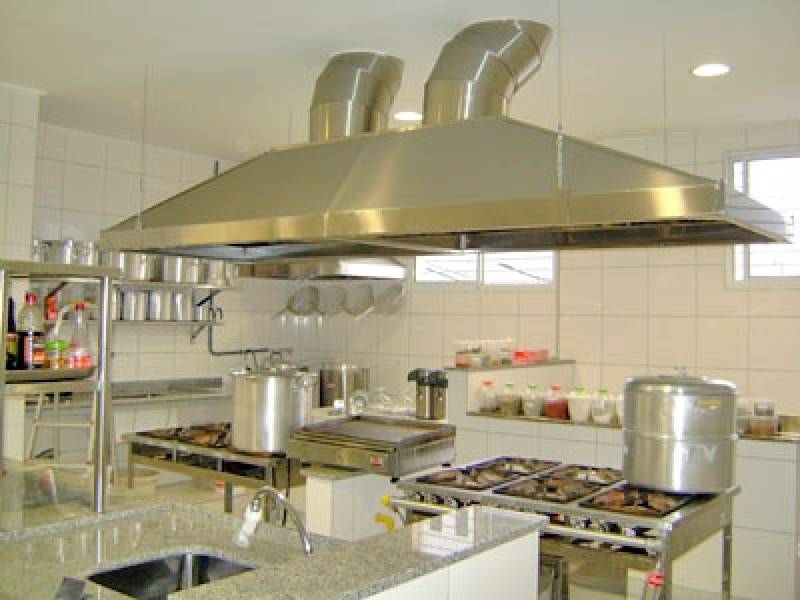 Coifas de Inox para Cozinha Belém - Coifa em Aço Inoxidável com Filtro e Exaustor Axial