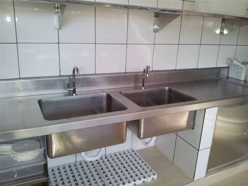 Cuba de Inox para Pia Santa Isabel - Cuba em Inox Industrial