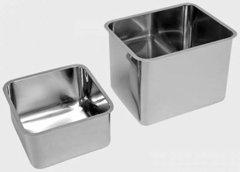 Cuba Dupla de Inox Valor Saúde - Cuba Dupla Aço Inox