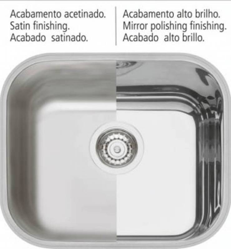 Cuba Inox para Cozinha Vila Mariana - Cuba Inox de Sobrepor