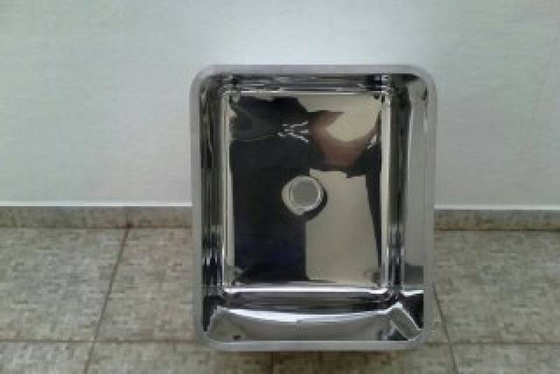 Cubas Inox de Sobrepor Perus - Cuba Inox de Canto