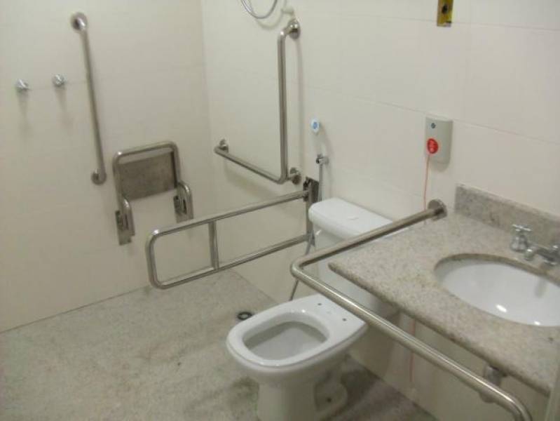 Fabricante de Barra de Apoio em Inox Lateral para Lavatório Jockey Club - Barra de Inox para Piscina