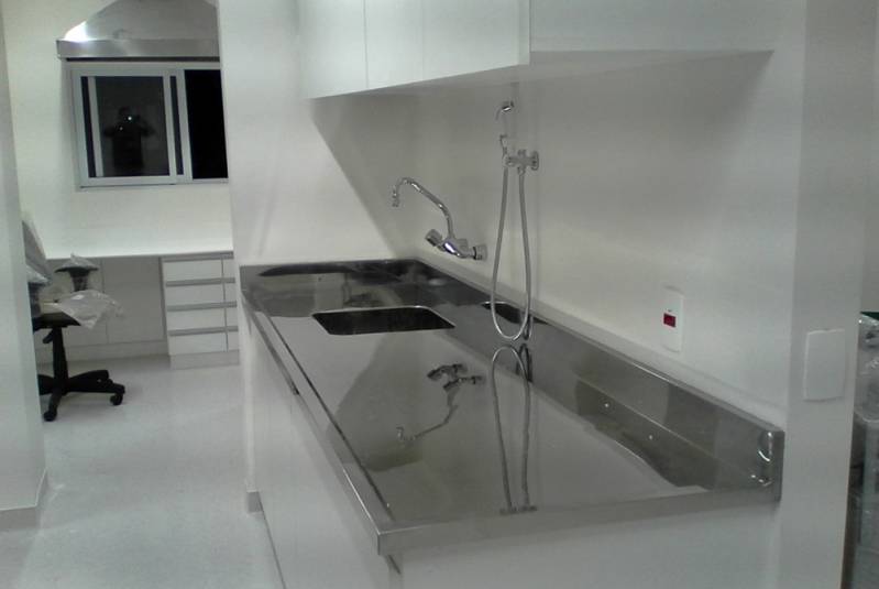 Fabricante de Pia de Inox Hospitalar Preço Campo Belo - Fabricante de Pia Hospitalar em Inox