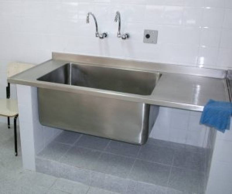 Fabricante de Pia de Inox para Hospital Sé - Fabricante de Pias de Cozinha