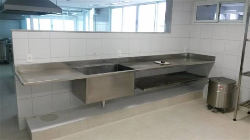 Fabricante de Pia de Inox Vila Clementino - Fabricante de Pia sob Medida para Hospital em Inox