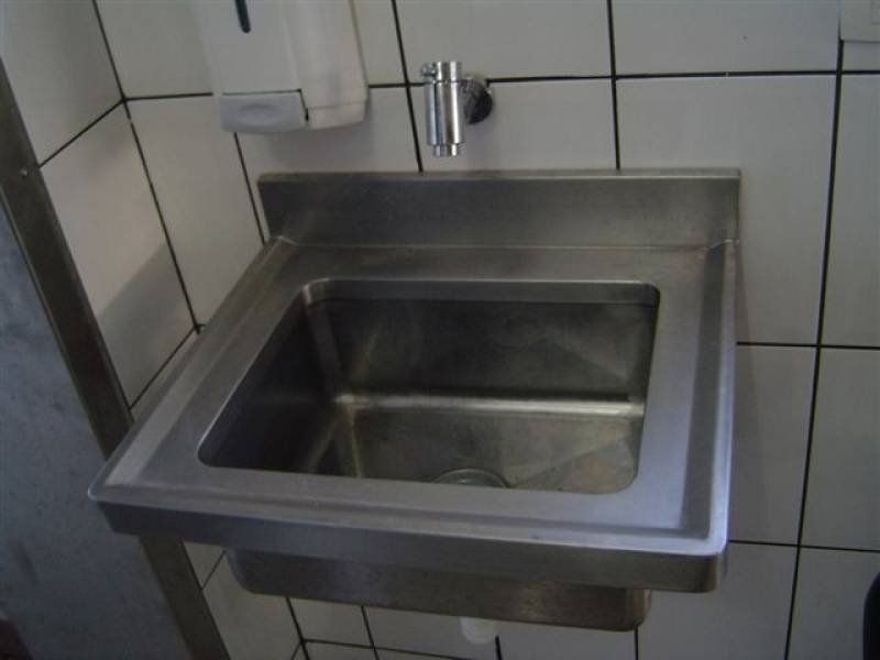 Fabricante de Pias de Aço Inox sob Medida Cantareira - Pia de Expurgo Hospitalar em Inox