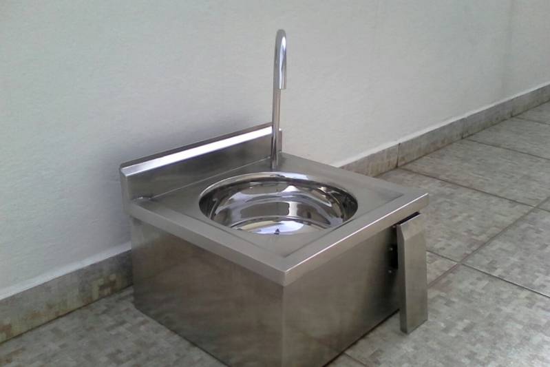 Fabricantes de Pia de Inox Jardim Paulistano - Fabricante de Pia sob Medida para Hospital em Inox