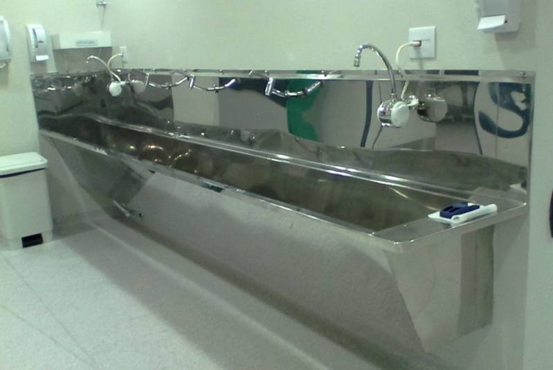 Lavatório Cirúrgico Inox para Hospital Preço Osasco - Lavatório Cirúrgico Inox para Clínica