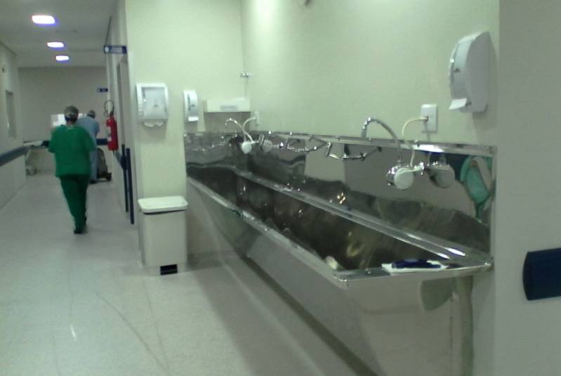 Lavatório Cirúrgico Preço Barra Funda - Lavatório Cirúrgico Inox Hospital