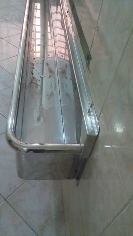 Lavatório Coletivo de Aço Inox Teresina - Lavatório Coletivo Infantil