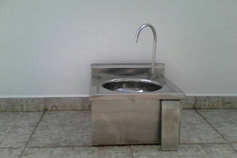 Lavatório Inox Preço Alto da Lapa - Lavatório Inox de Sobrepor