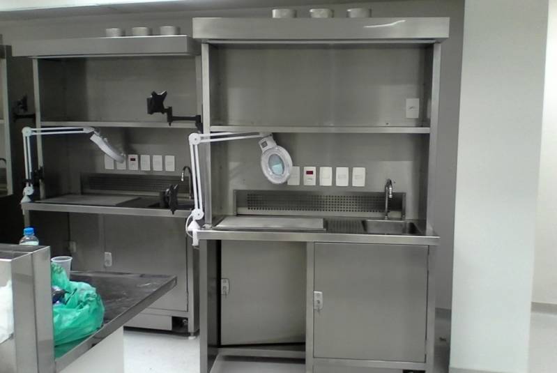 Mesa de Macroscopia para Clínica Cotia - Mesa de Inox para Macroscopia Hospital