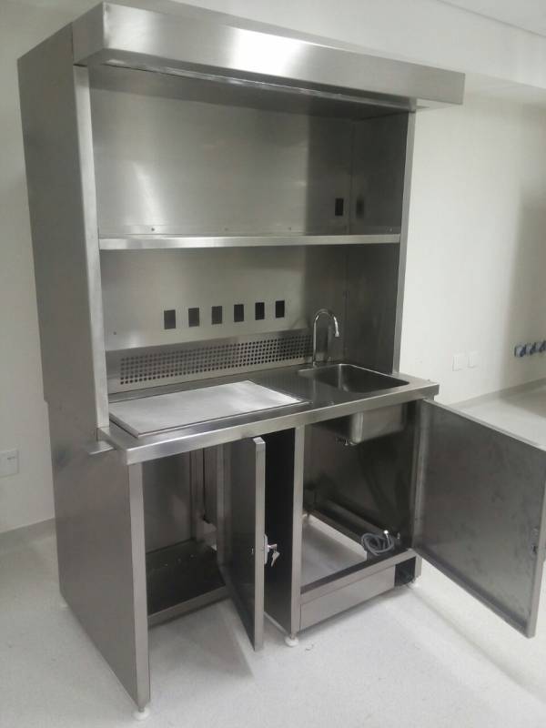 Mesa de Macroscopia para Consultório Tremembé - Mesa de Inox para Macroscopia Hospital