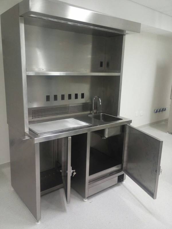 Mesas de Macroscopia para Clínica Médica Cuiabá - Mesa de Inox para Macroscopia