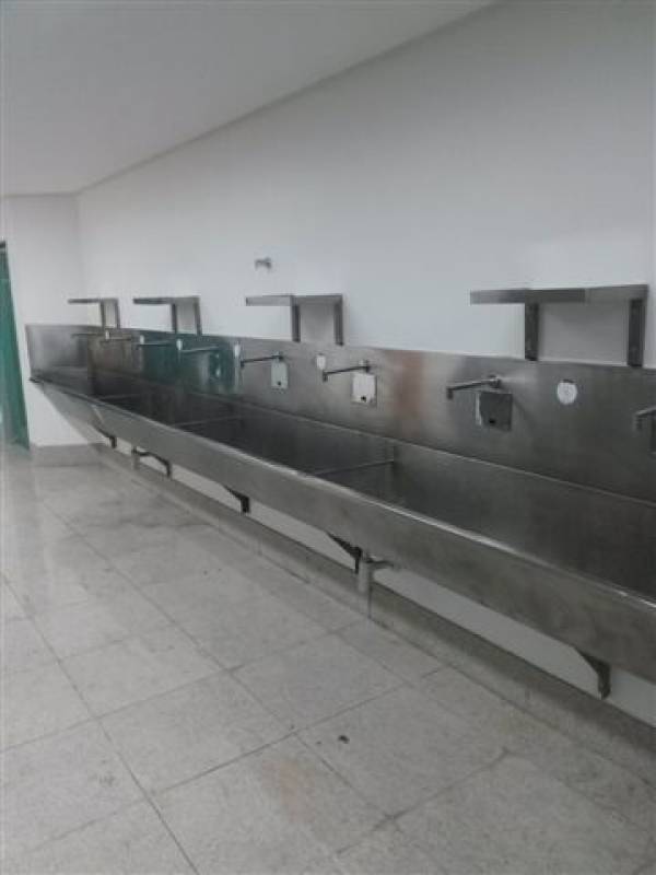 Mictório Coletivo em Inox Preço Carapicuíba - Mictório de Aço Inoxidável