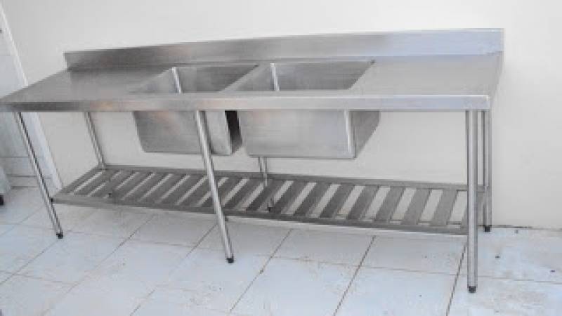 Onde Encontro Bancada Inox para Cozinha Natal - Bancada Inox Fechada