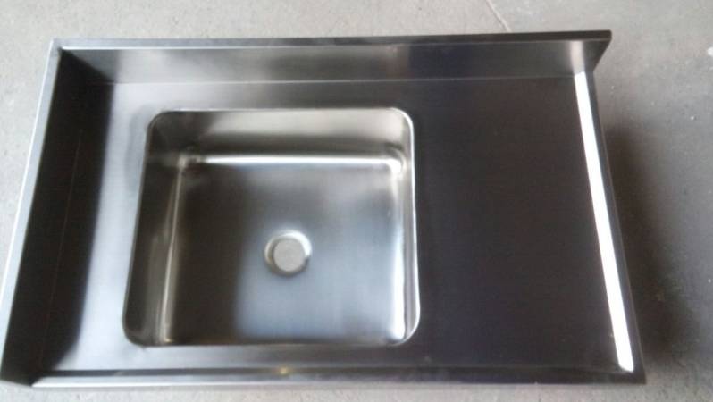 Pia Inox de Sobrepor Itaim Bibi - Pia Inox Banheiro