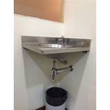 lavabo de inox José Bonifácio