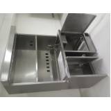 mesa de macroscopia de inox Cursino