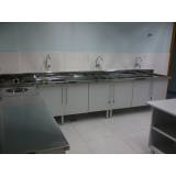 onde encontro bancada inox para cozinha industrial Vila Romana