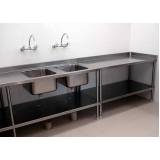 onde vende bancada inox cozinha industrial Serra da Cantareira