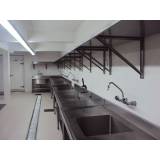 quanto custa bancadas de inox para cozinha industrial Vila Romana