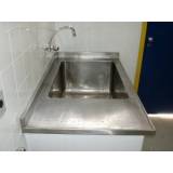 quanto custa pia de inox para hospital Itaquera