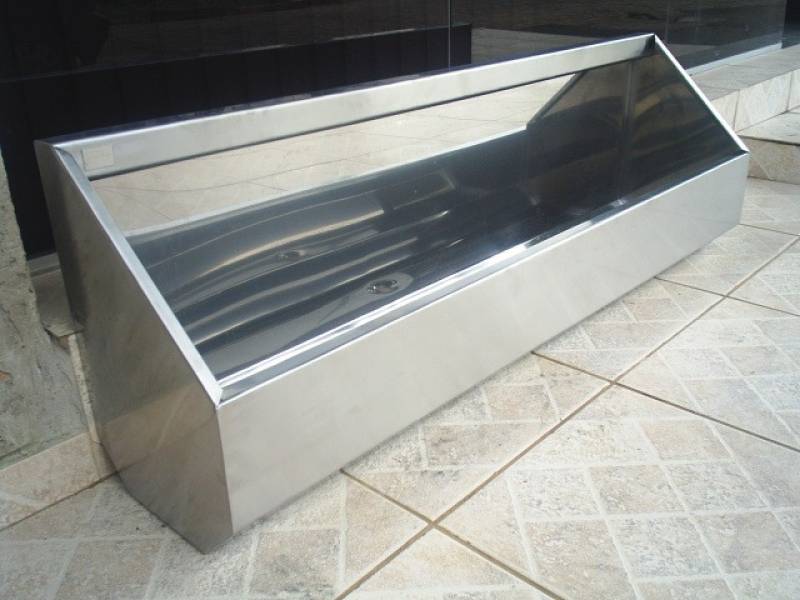 Venda de Mictório de Aço Inox Preço Brasilândia - Venda de Mictório de Aço Inox