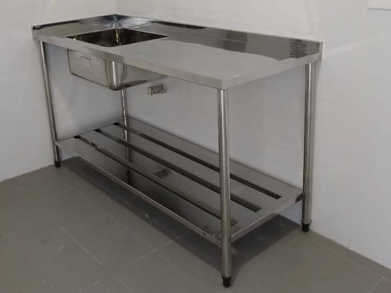 Bancada de aço inox para cozinha preço