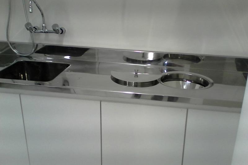 Pia de inox industrial